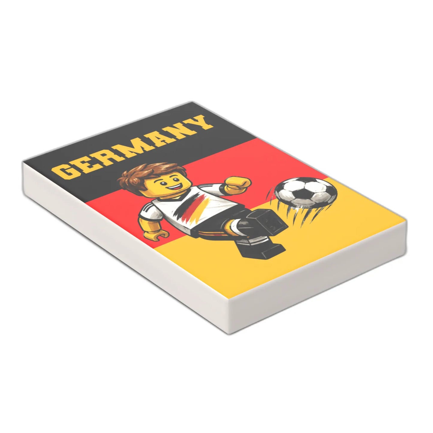 Bedruckte LEGO® Fliese 2x3 - Fußballspieler 6