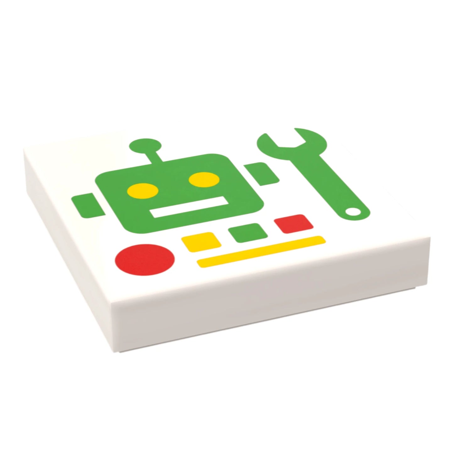 Bedruckte LEGO® Fliese 2x2 -  Space Controll-Panel 8