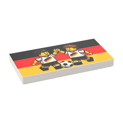 Bedruckte LEGO® Fliese 2x4 - Fußballspieler 3