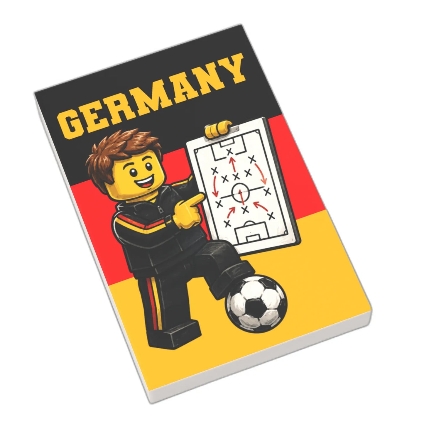 Bedruckte LEGO® Fliese 2x3 - Fußballspieler 1