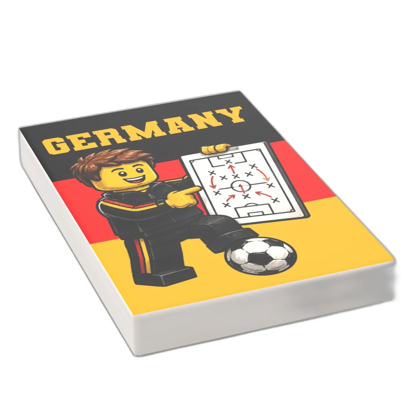 Bedruckte LEGO® Fliese 2x3 - Fußballspieler 1