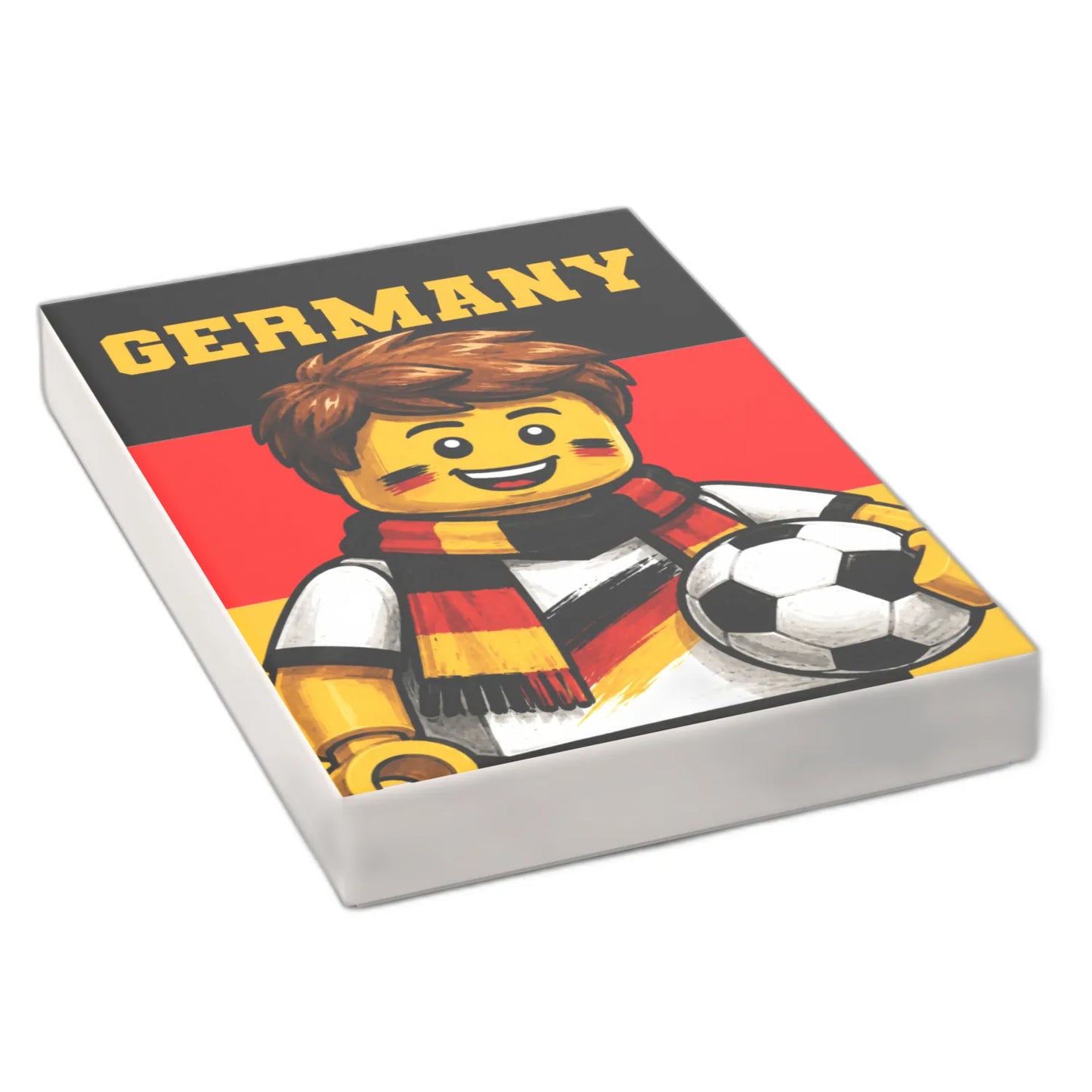 Bedruckte LEGO® Fliese 2x3 - Fußballspieler 10