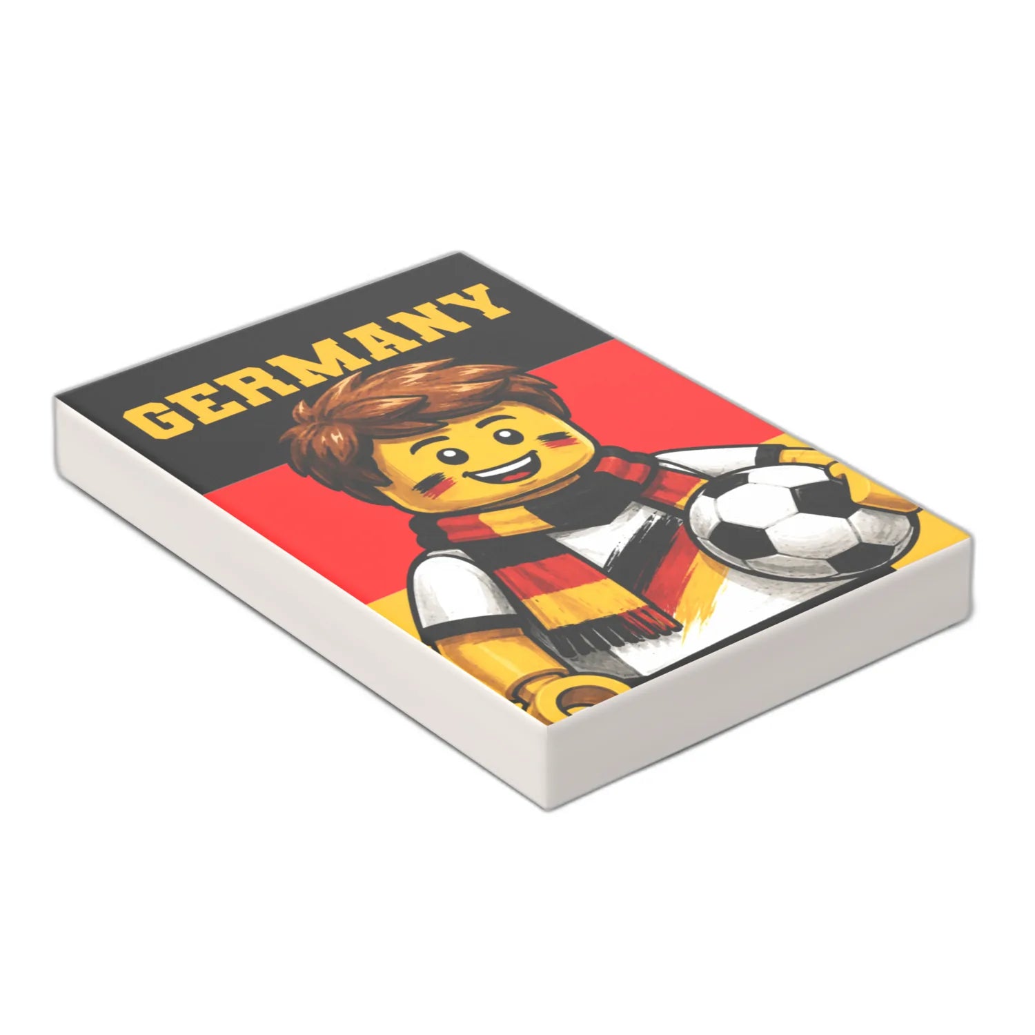 Bedruckte LEGO® Fliese 2x3 - Fußballspieler 10
