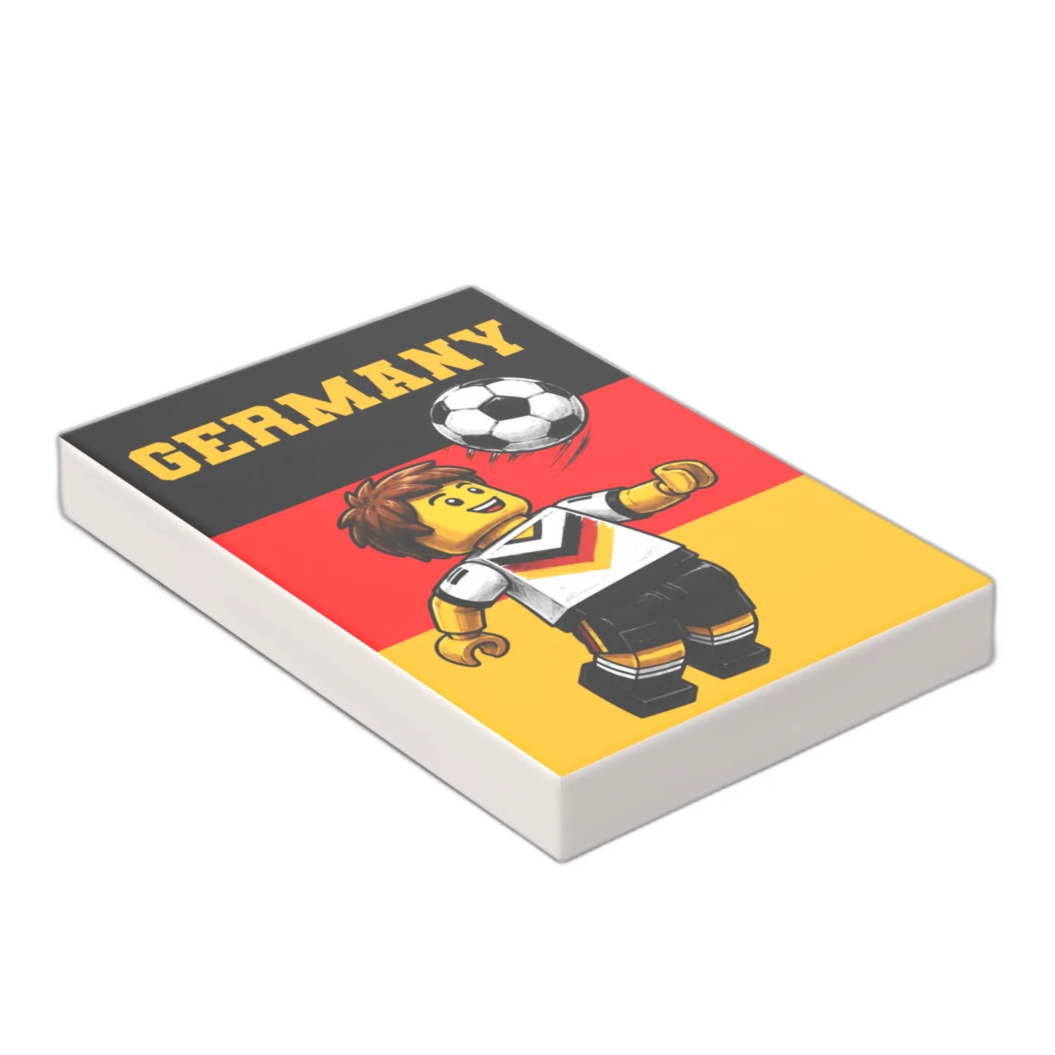 Bedruckte LEGO® Fliese 2x3 - Fußballspieler 4