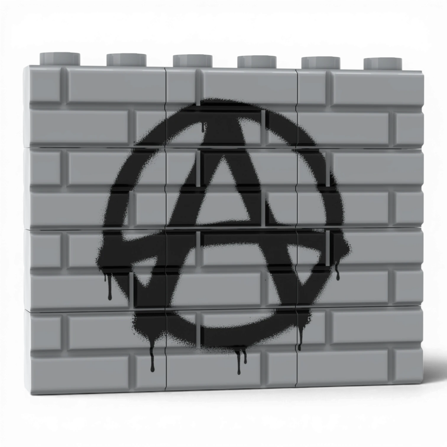 Bedrucktes LEGO® Mauer-Set - 'A' Graffiti