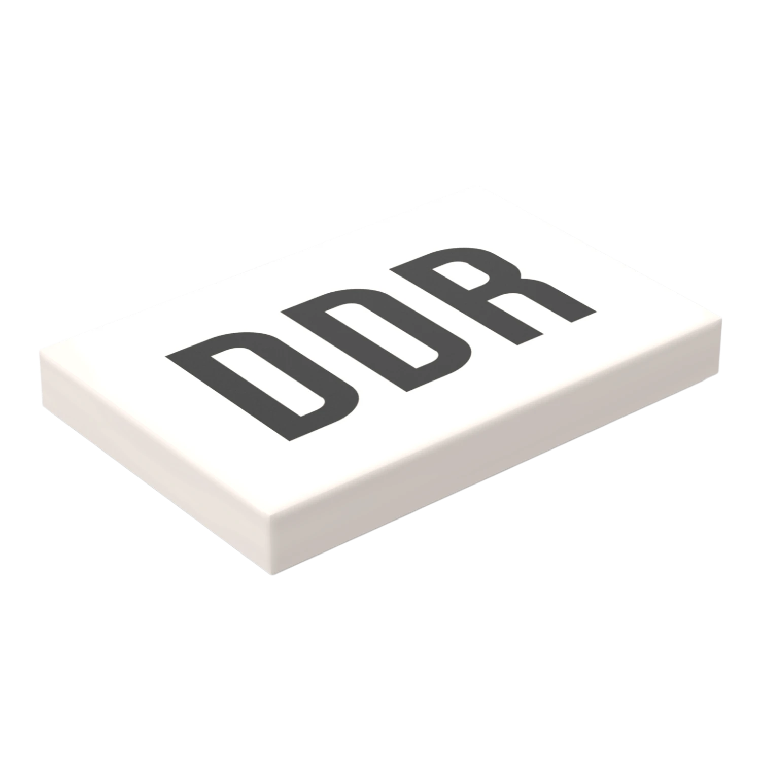Bedruckte LEGO® Fliese 2x3 - DDR