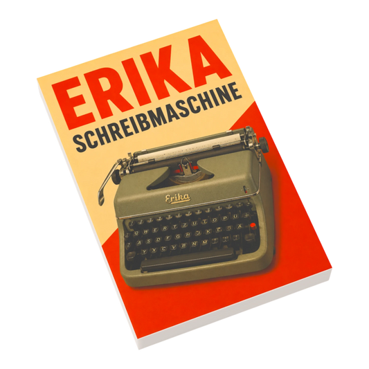 Bedruckte LEGO® Fliese 2x3 - Ostalgie Werbeplakat 'Erika'