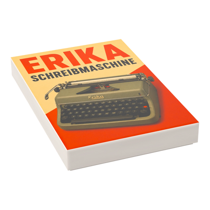 Bedruckte LEGO® Fliese 2x3 - Ostalgie Werbeplakat 'Erika'