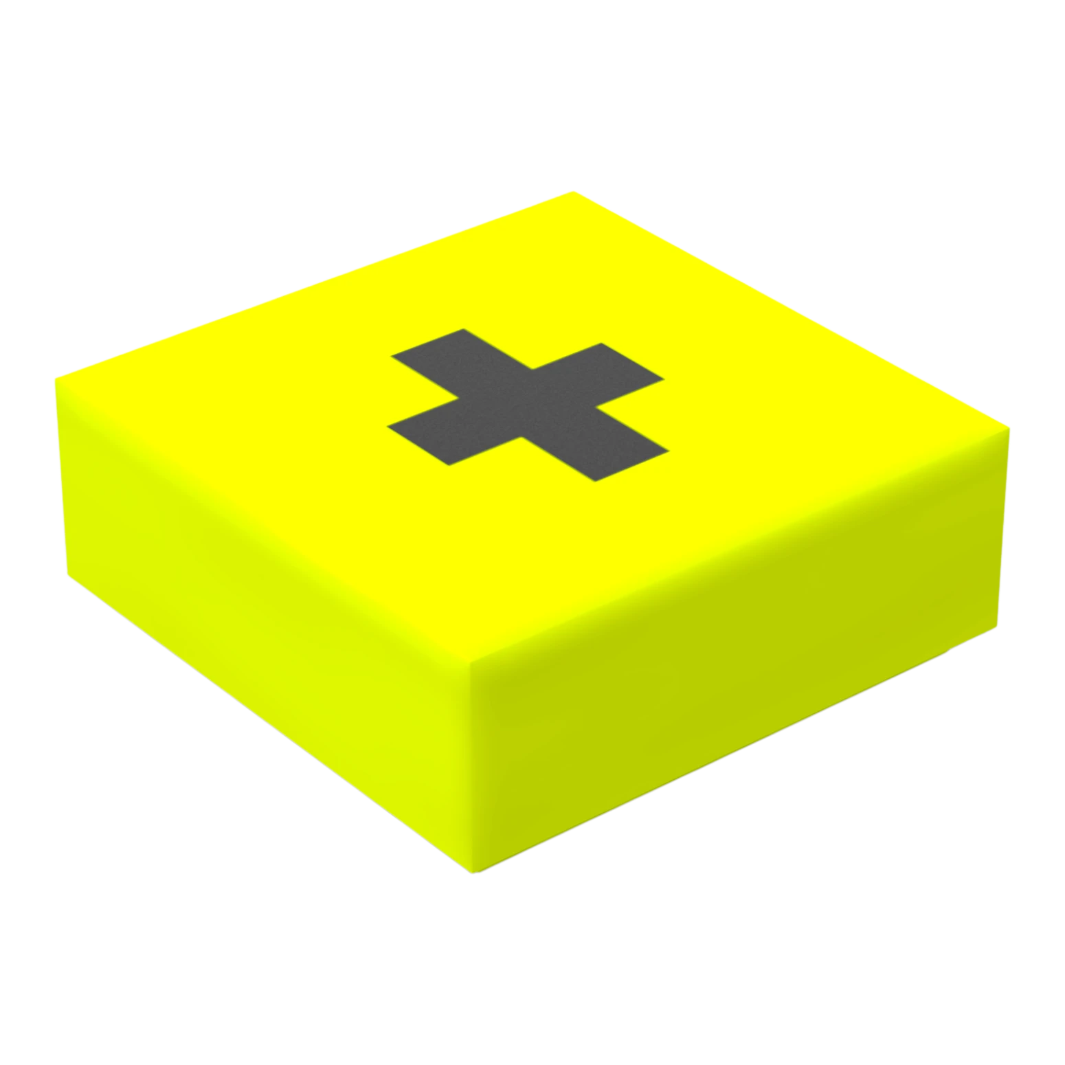 Bedruckte LEGO® Fliese 1x1 - Zeichen/Symbol 'Plus'