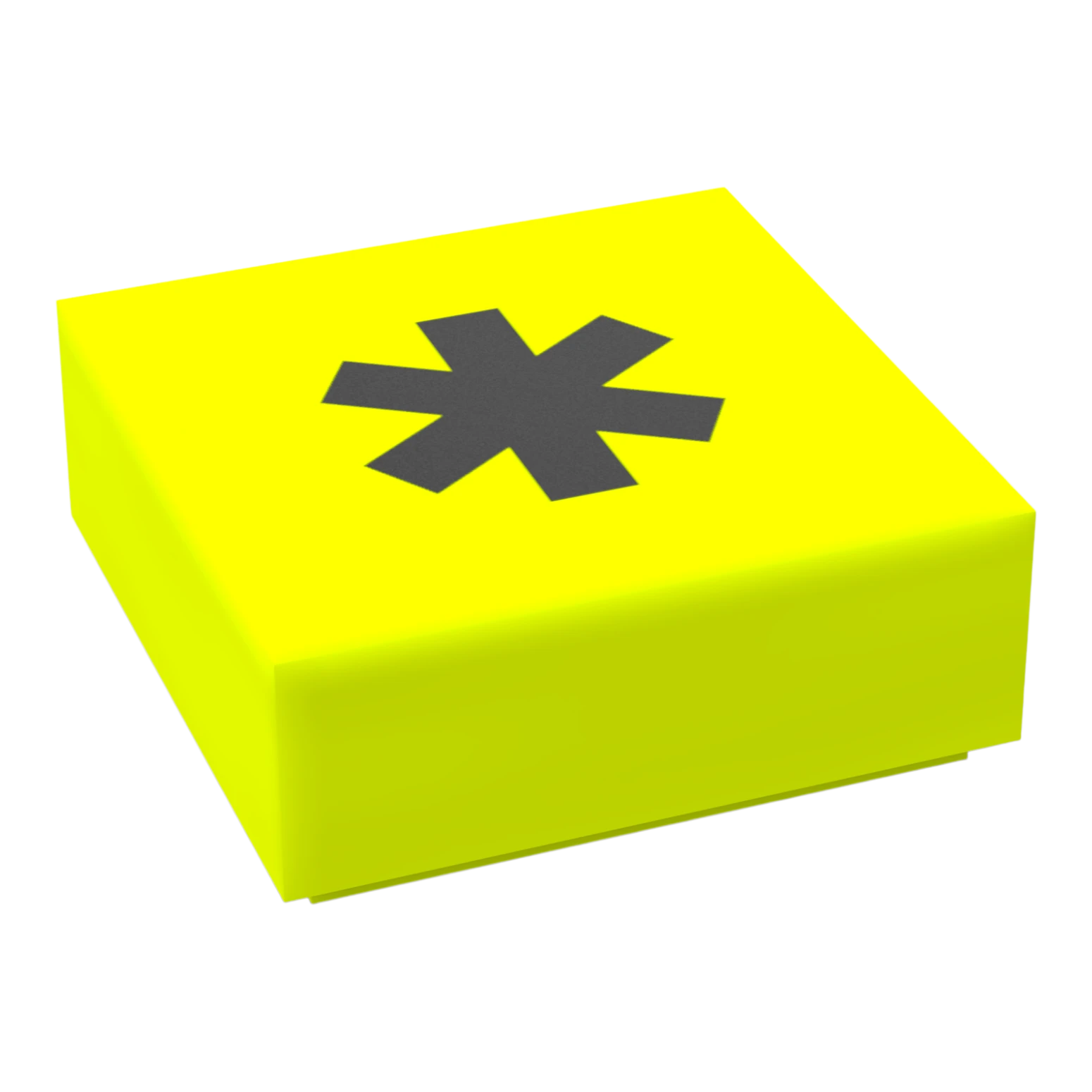 Bedruckte LEGO® Fliese 1x1 - Symbol/Zeichen 'Mal / Stern'