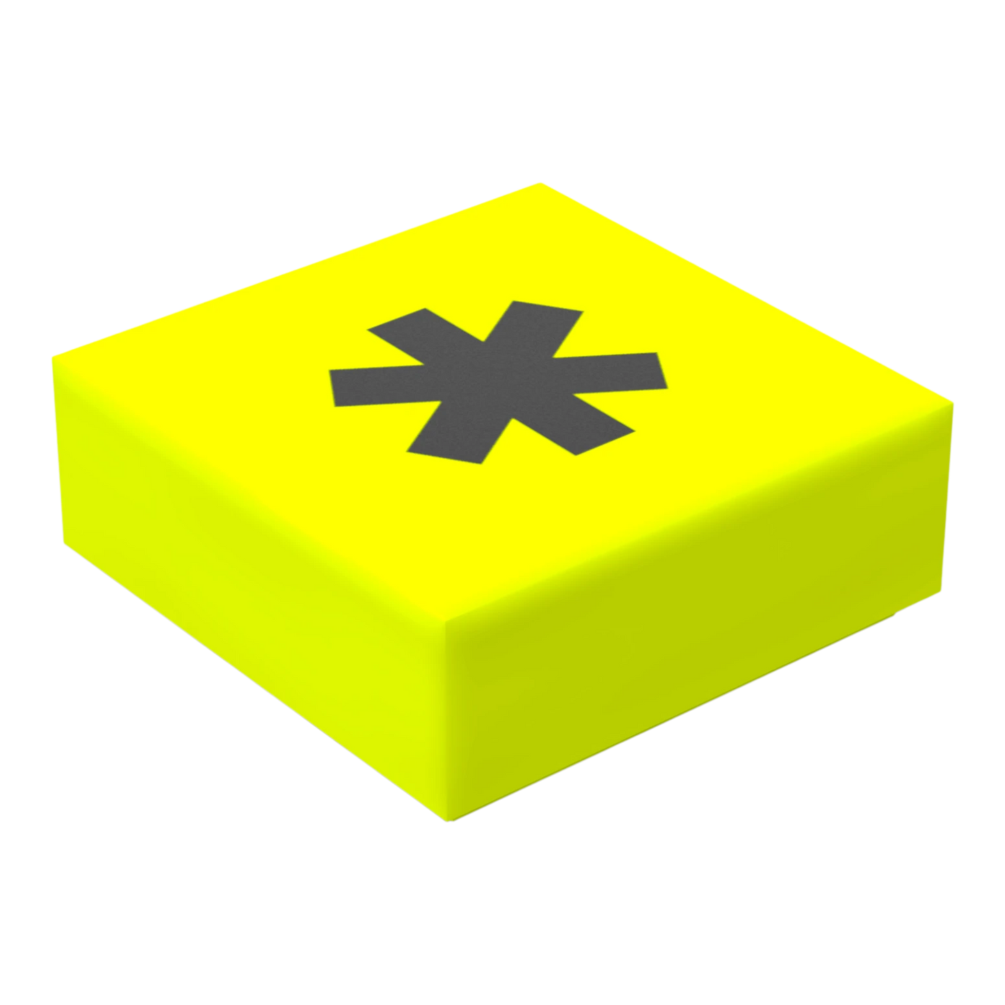 Bedruckte LEGO® Fliese 1x1 - Symbol/Zeichen 'Mal / Stern'