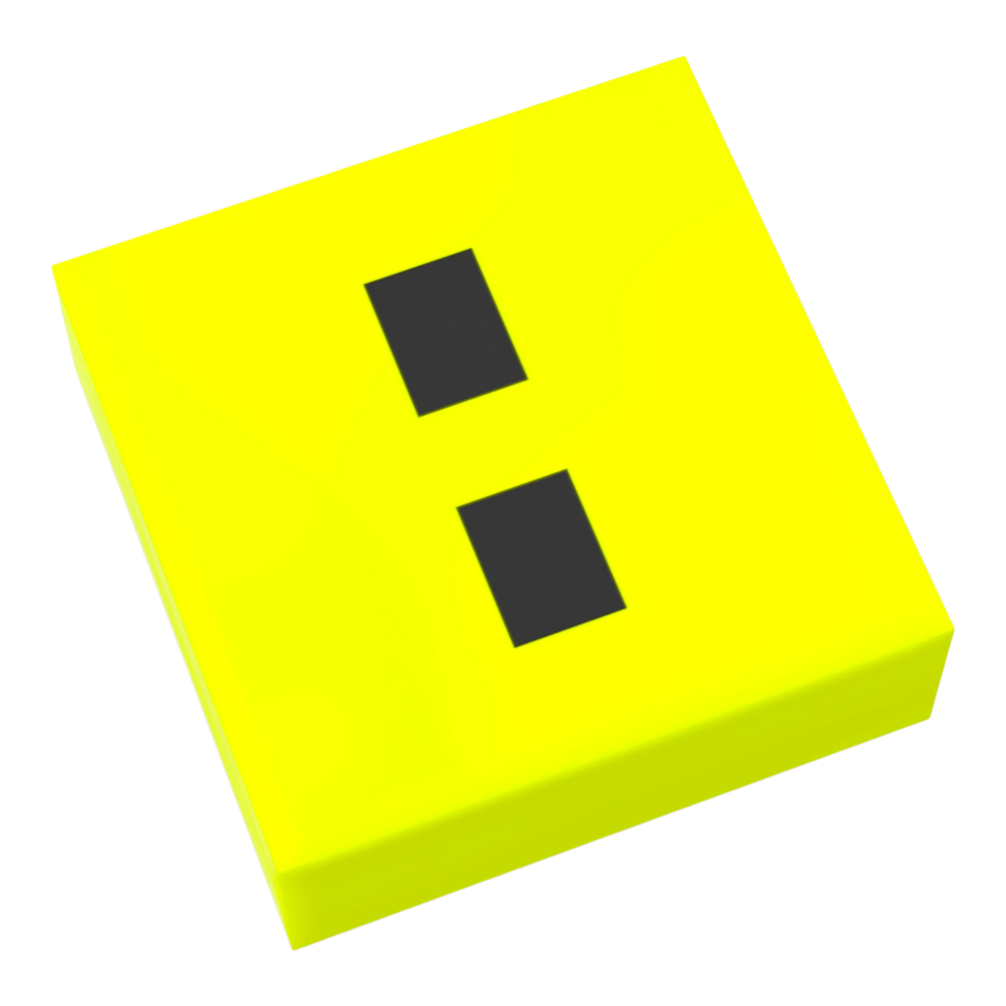 Bedruckte LEGO® Fliese 1x1 - Symbol/Zeichen 'Doppelpunkt / Geteilt'