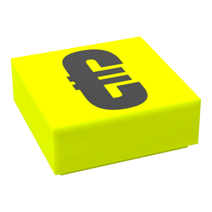 Bedruckte LEGO® Fliese 1x1 - Symbol/Zeichen 'Euro'