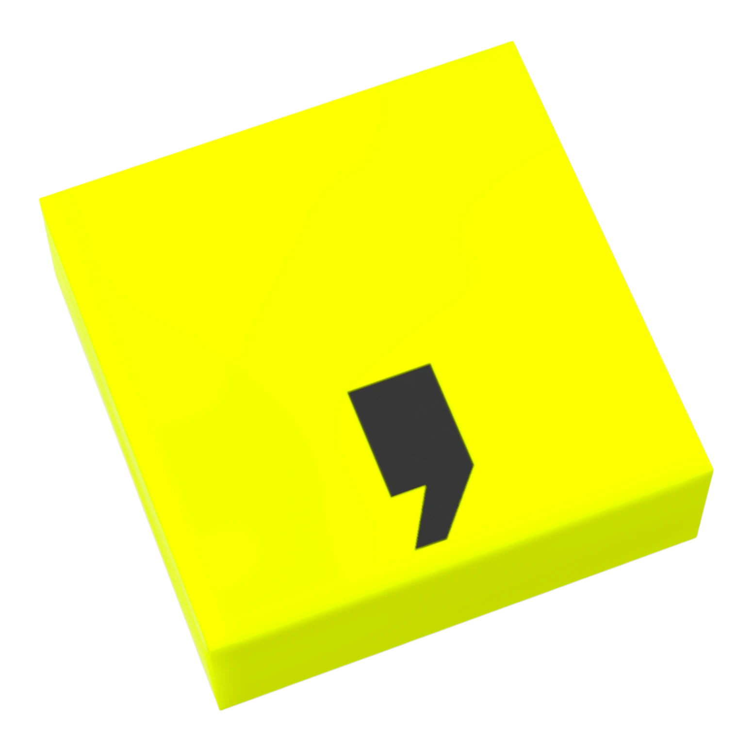 Bedruckte LEGO® Fliese 1x1 - Symbol/Zeichen 'Komma'