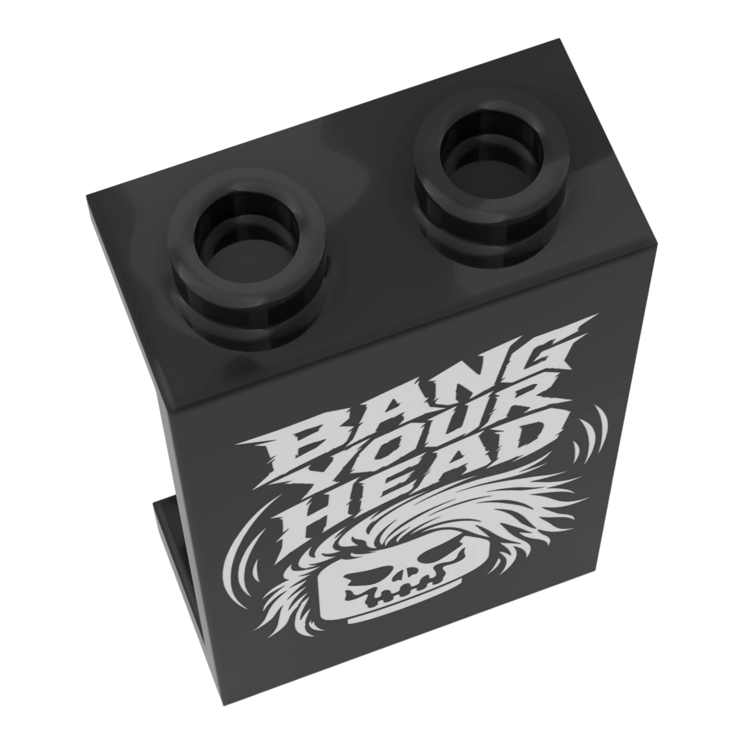 Bedrucktes LEGO® Panel - Rock & Metal 'Bang Your Head'