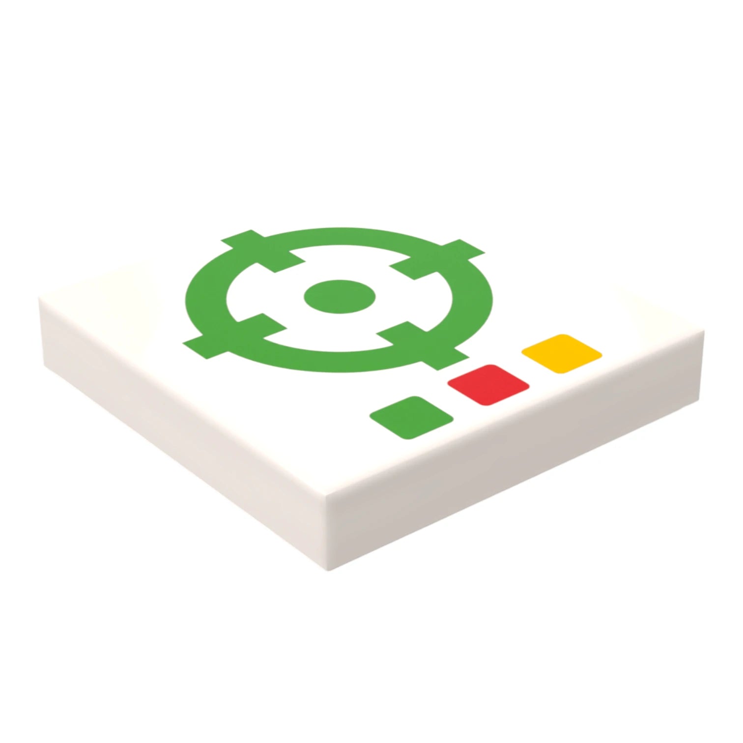Bedruckte LEGO® Fliese 2x2 -  Space Controll-Panel 6