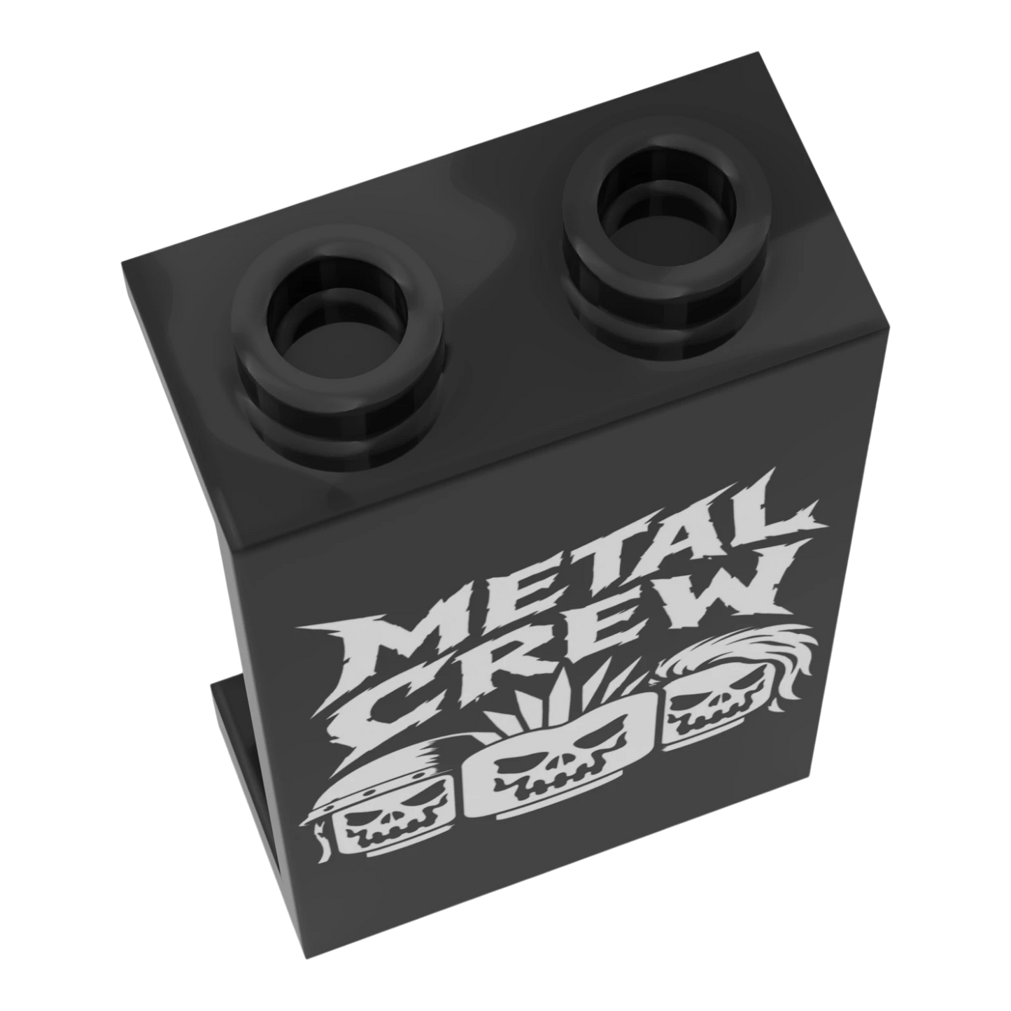 Bedrucktes LEGO® Panel 1x2x3 - Rock & Metal 'Metal Crew'