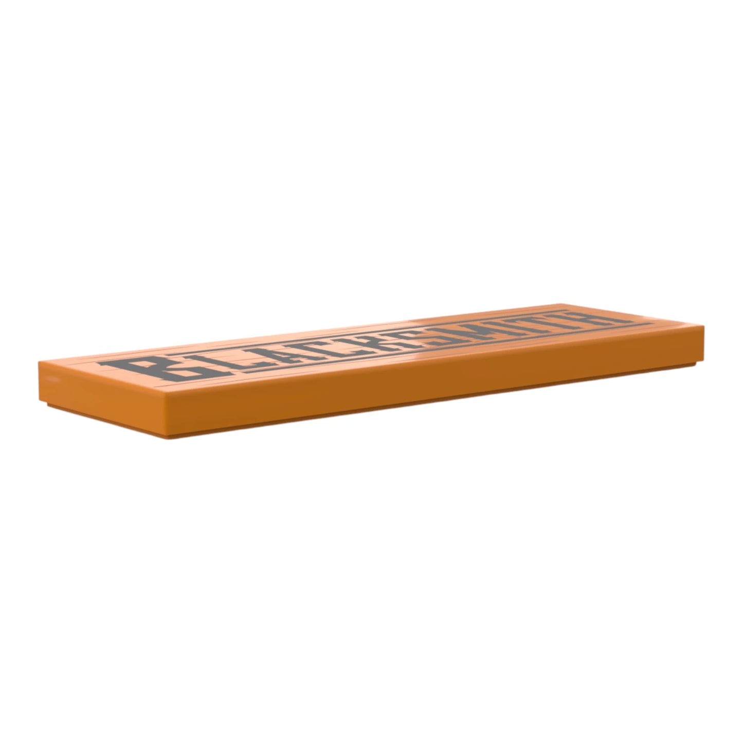 Bedruckte LEGO® Fliese 2x6 - Wilder Westen 'Blacksmith'