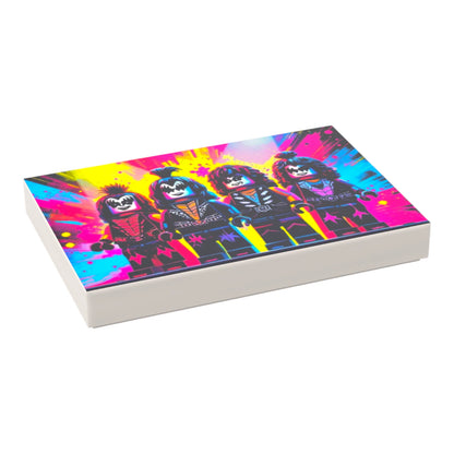 Bedruckte LEGO® Fliese 2x3 - Popstar Pop Art Nr. 25
