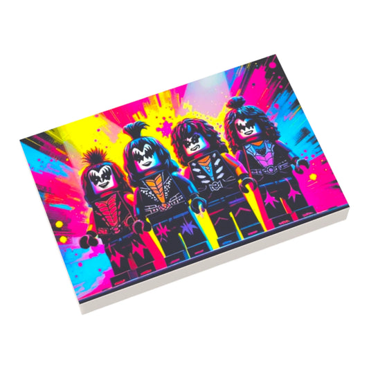 Bedruckte LEGO® Fliese 2x3 - Popstar Pop Art Nr. 25