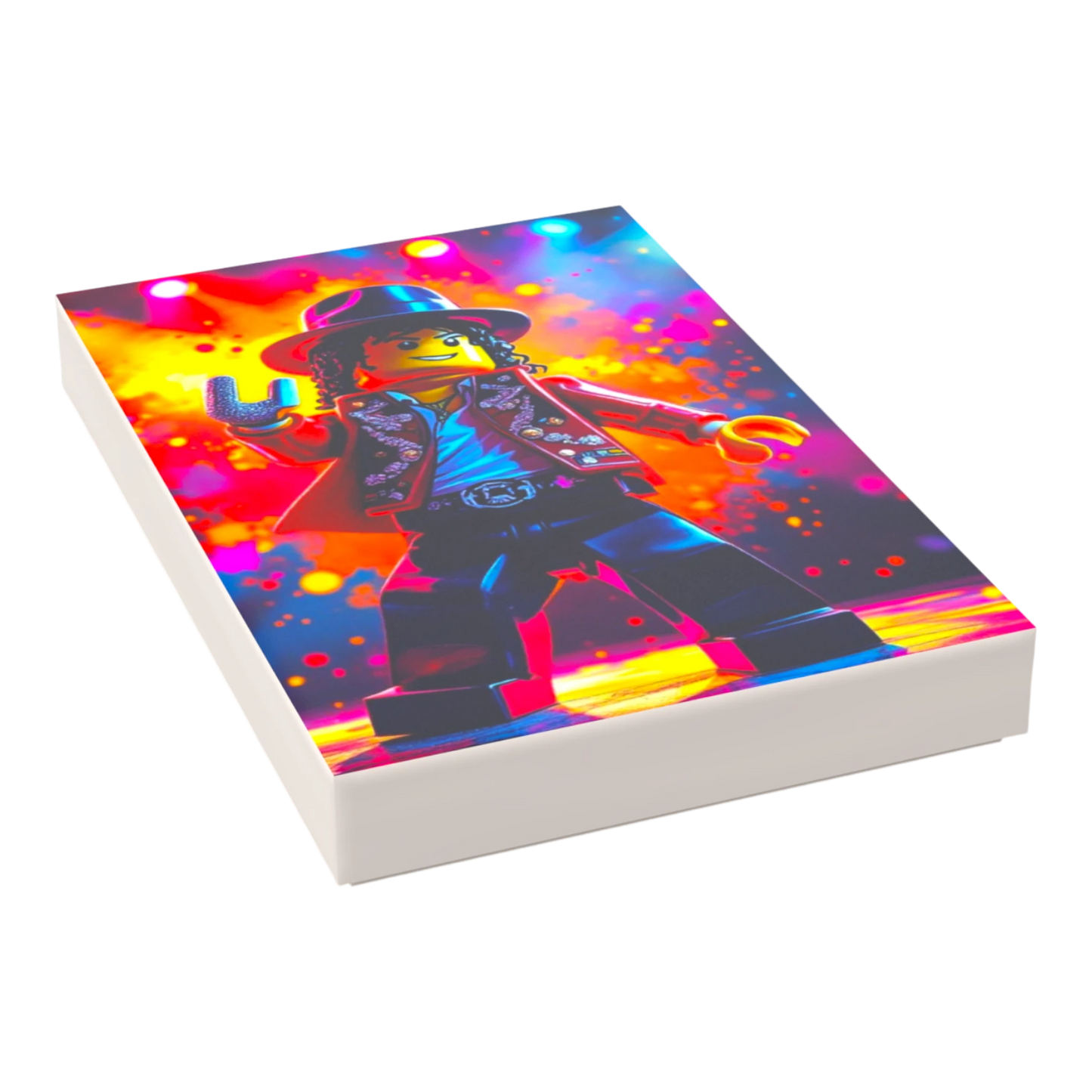 Bedruckte LEGO® Fliese 2x3 - Popstar Pop Art Nr. 13