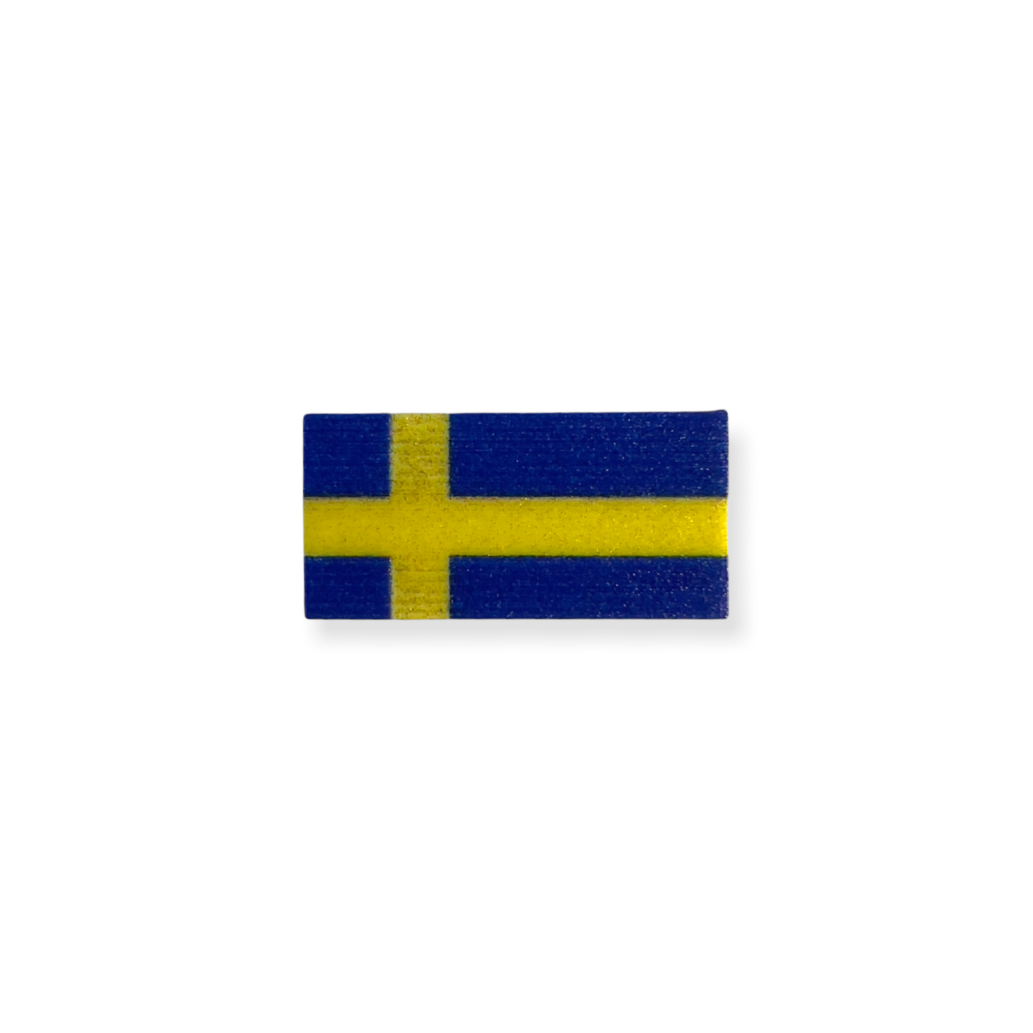 Bedruckte Fliese 1x2 - Schweden Flagge