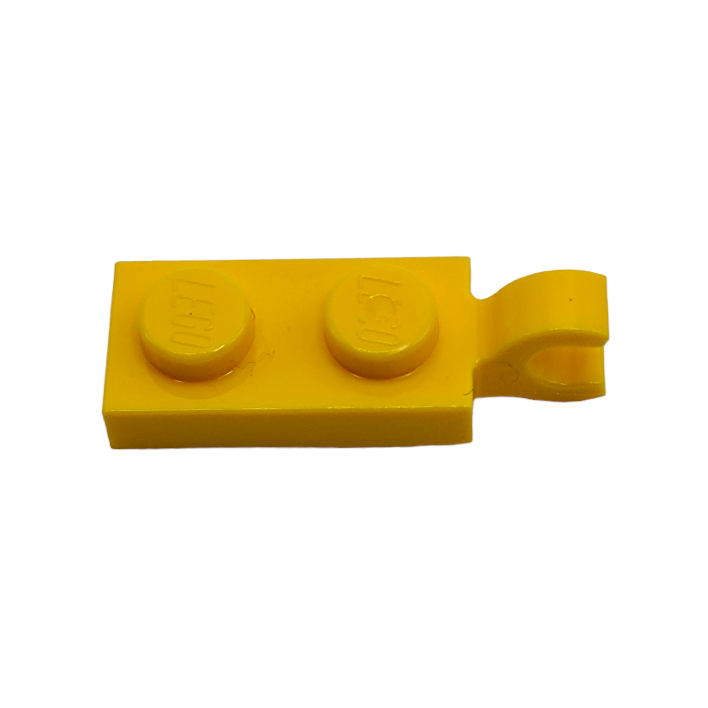 LEGO Plate Modified 1x2 Horizontal Clip - Yellow