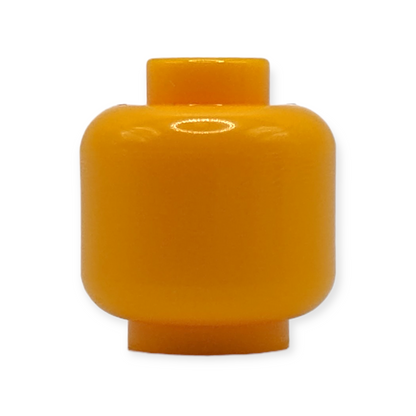 LEGO Head - Bright Light Orange
