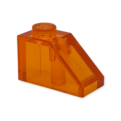 LEGO Slope 45 2x1 - Trans Orange