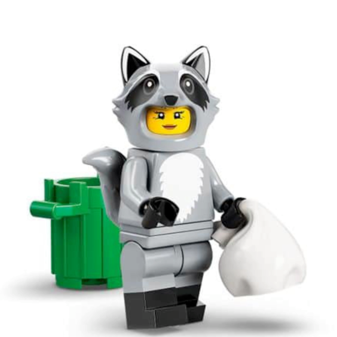LEGO Minifiguren Serie 22 - Waschbärkostüm Fan