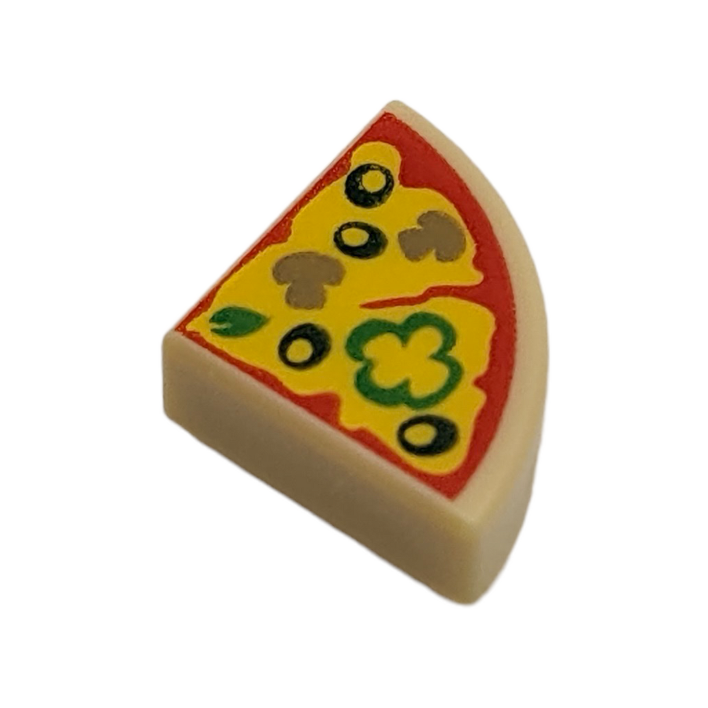 LEGO Tile Round 1x1 Quarter - Pizza Stück