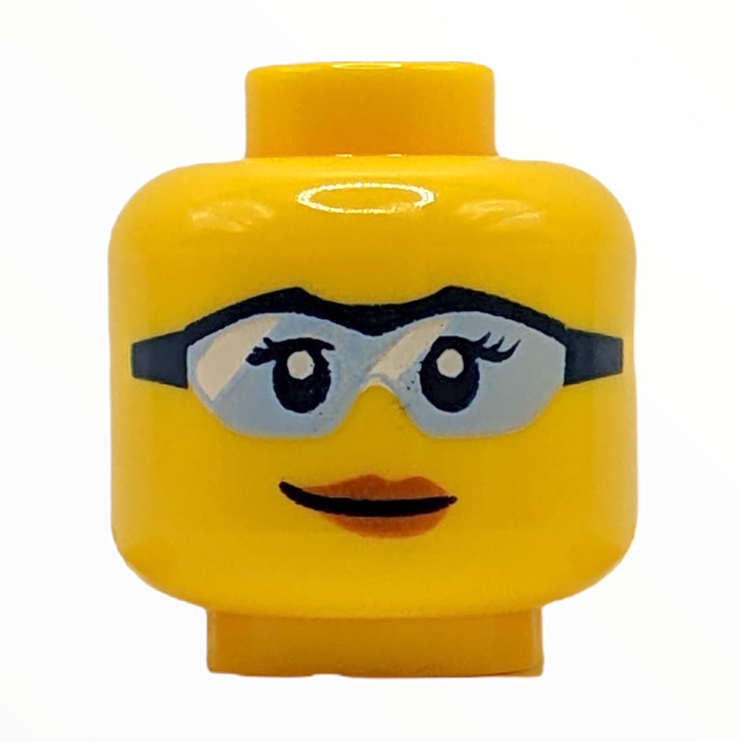 LEGO Head - Female Glasses Light Blue