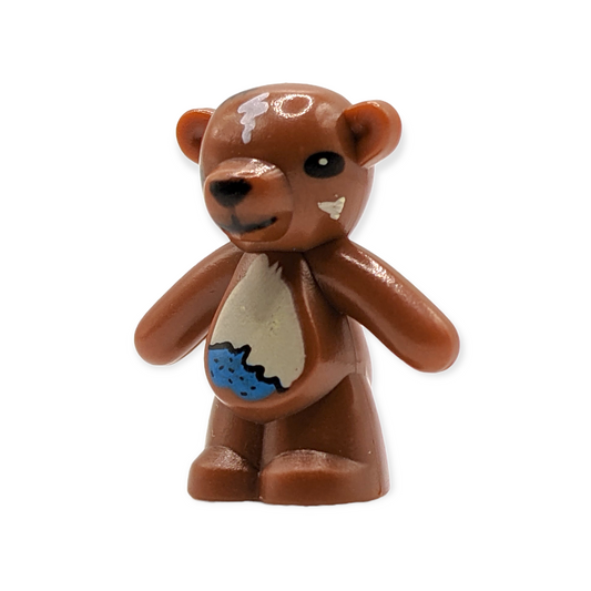Teddybär - in Braun mit Abnutzungserscheinungen
