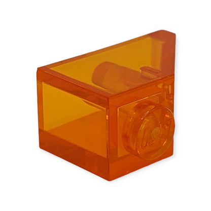 LEGO Slope 45 2x1 - Trans Orange