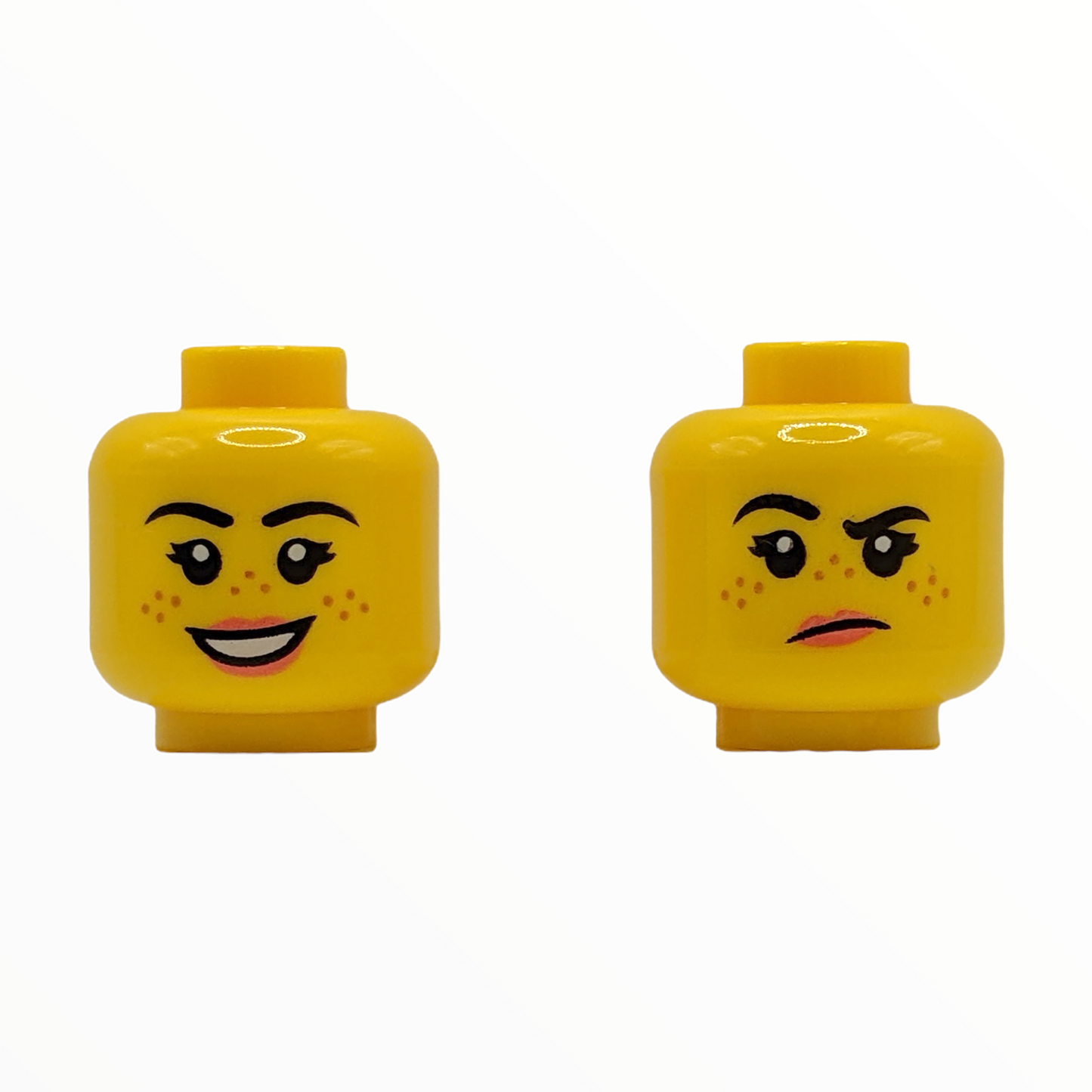 LEGO Head - 0013 Head Dual Sided Female Freckles