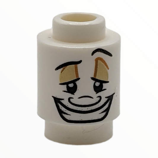 LEGO Brick Round 1x2 - grinsendes Gesicht