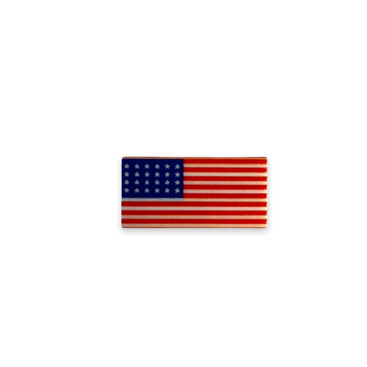 Bedruckte Fliese 1x2 - USA Flagge
