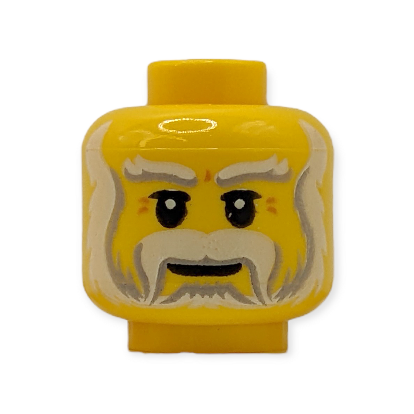 LEGO Head - 3555 Beard Light Bluish Gray