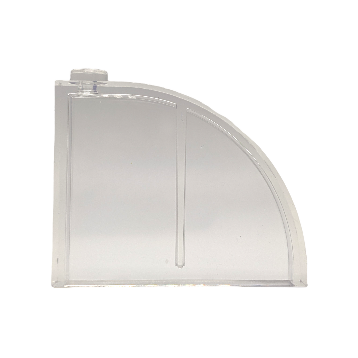 LEGO Slope Curved 4x1x2 2/3 - in Trans-Clear