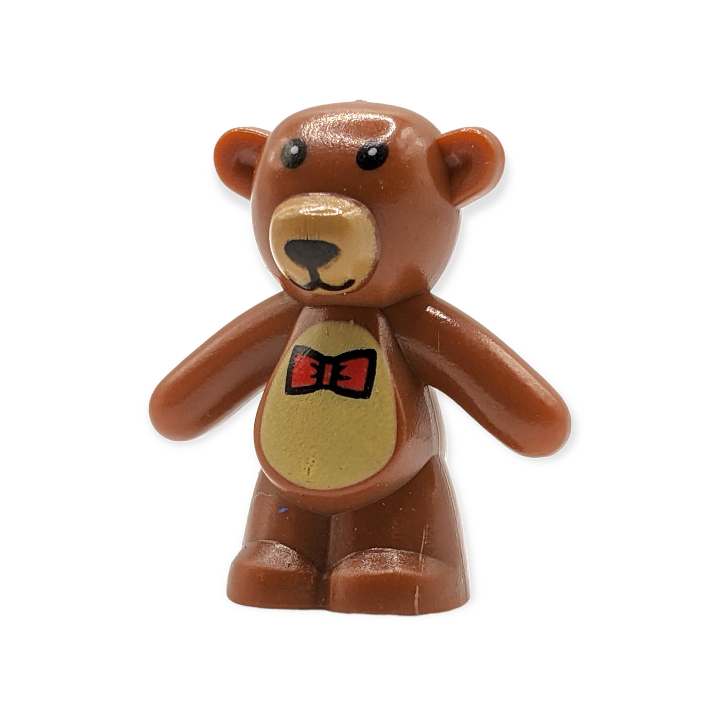 Teddybär - in Braun mit roter Fliege