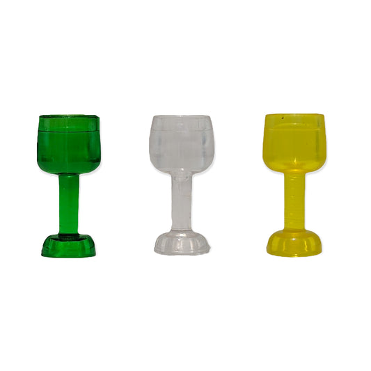 Weinglas - verschiedene Farben