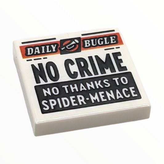 LEGO Tile 2x2 - Daily Bugle Newspaper
