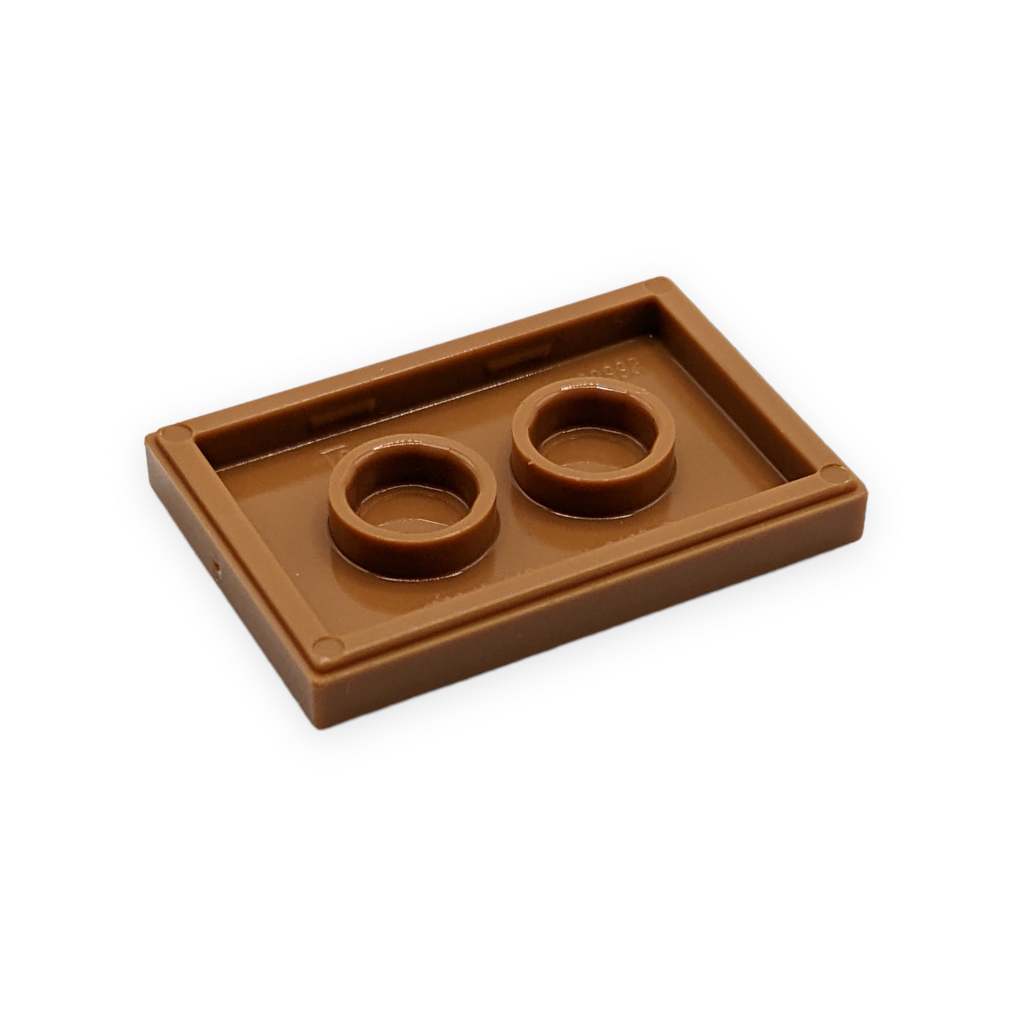 LEGO Tile 2x3 - Roter Pfeil auf Holz