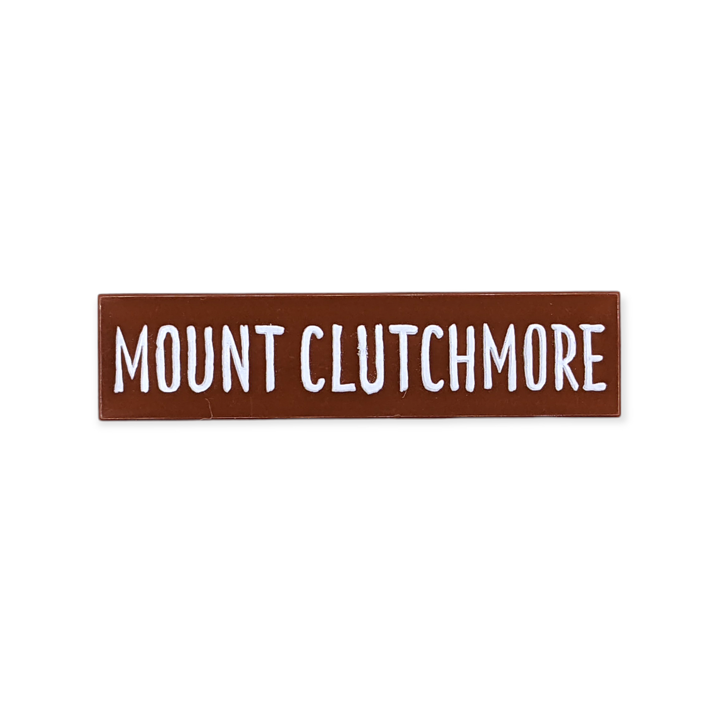 LEGO Tile 1x4 - Mount Clutchmore Schild