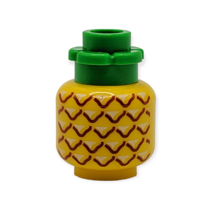 LEGO Head - Ananas mit Blattgrün