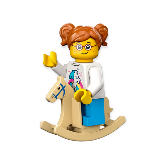 LEGO Minifiguren Serie 24 - Mädchen mit Schaukelpferd