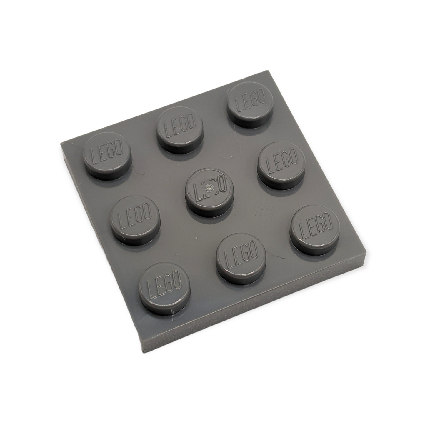 LEGO Plate 3x3 - Dark Bluish Gray