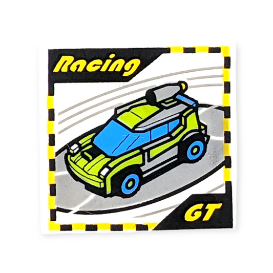LEGO Tile 2x2 - Racing GT
