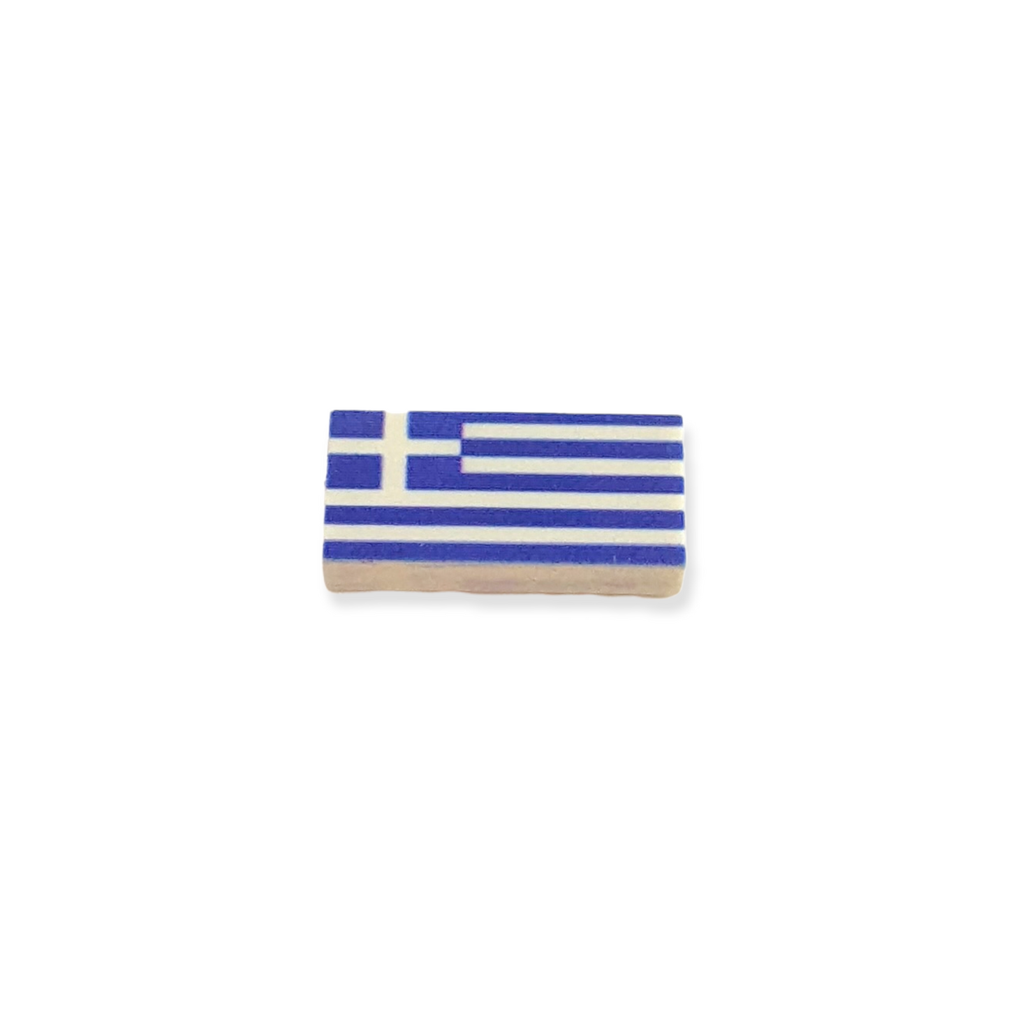 Bedruckte Fliese 1x2 - Griechische Flagge