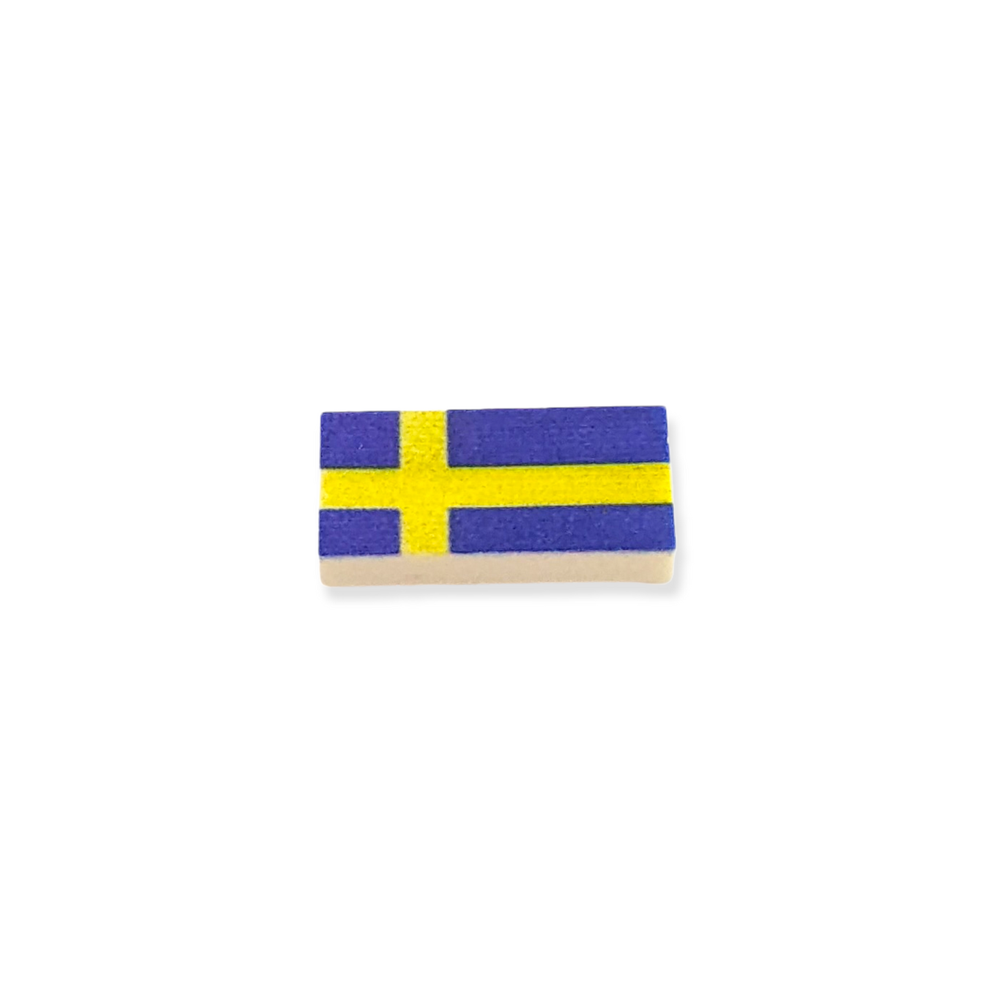 Bedruckte Fliese 1x2 - Schwedische Flagge